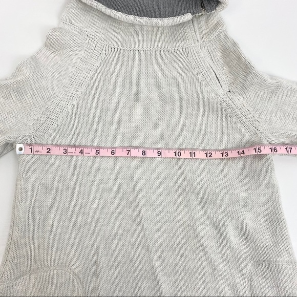 SOFT SURROUNDINGS | Ivory & Gray Tunic Cowl Neck - Picture 12 of 14